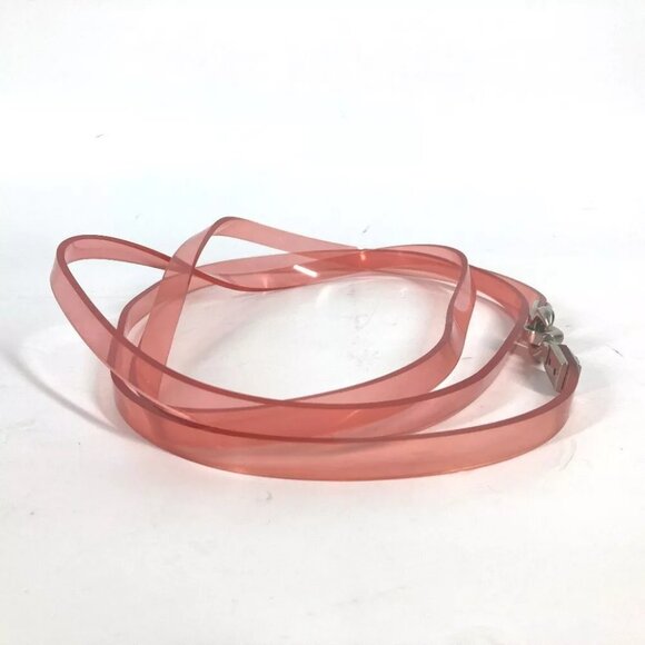 CHANEL 00C CC CC Mark belt Vinyl pink - Picture 10 of 12